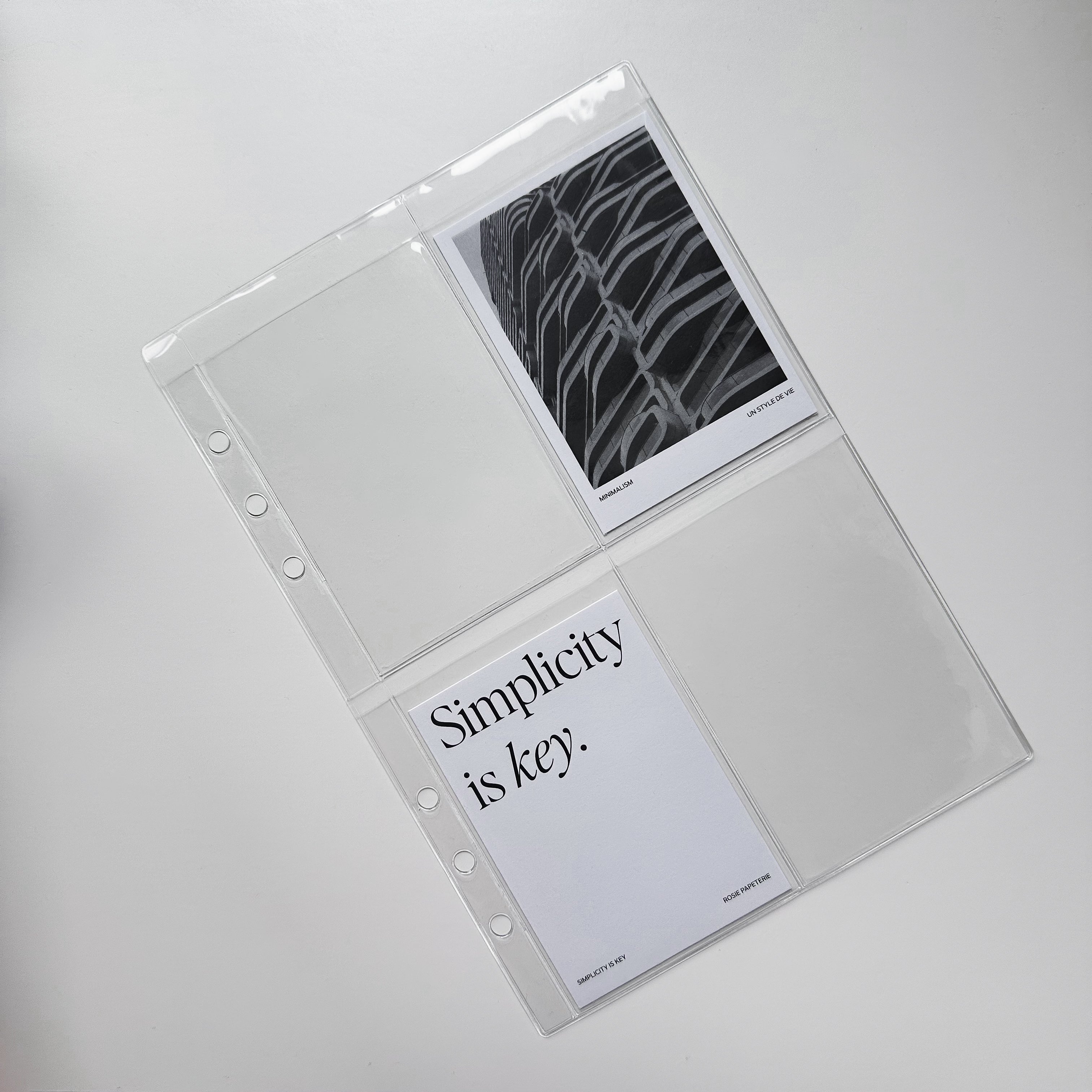 Clear Vinyl Card Holder Rosie Papeterie Clear Vinyl Card Holder Rosie Papeterie