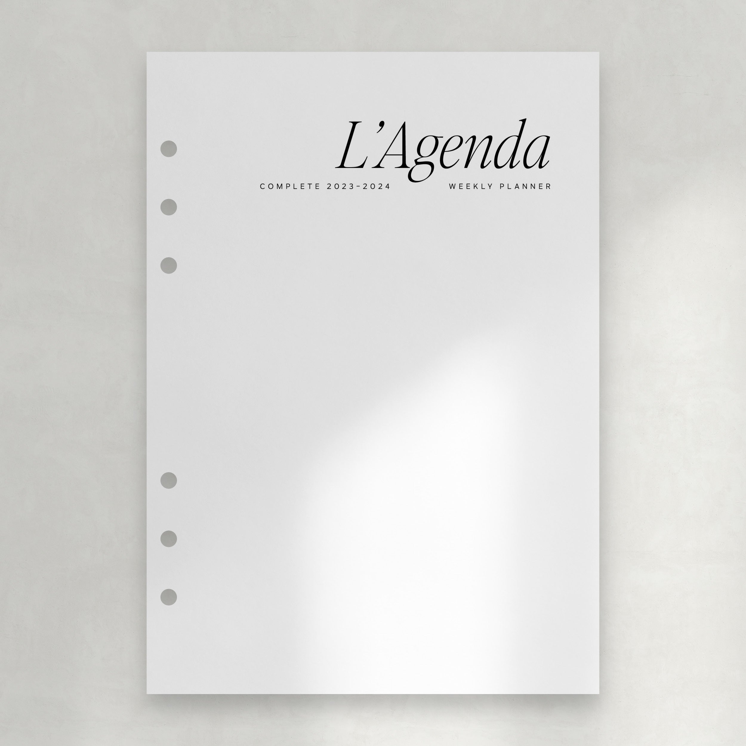 L'agenda 2023-2024 : The Complete Planner - PDF