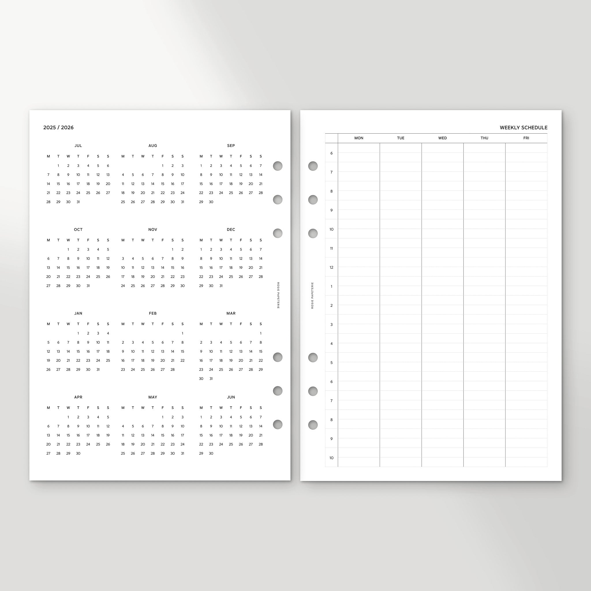 Presale | 2025-2026 Ring Planner Bundle | A5