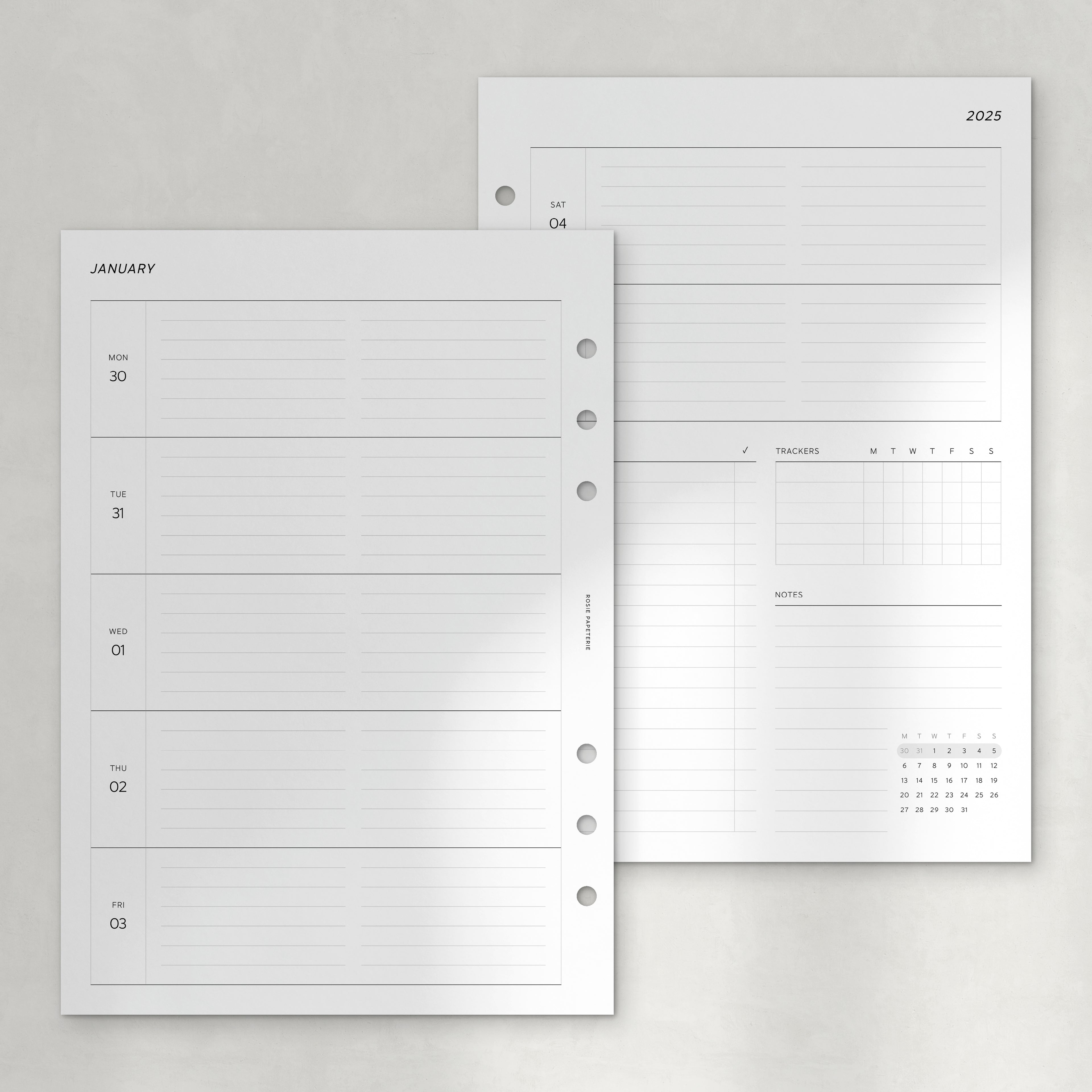2025 Horizontal Weekly - PDF
