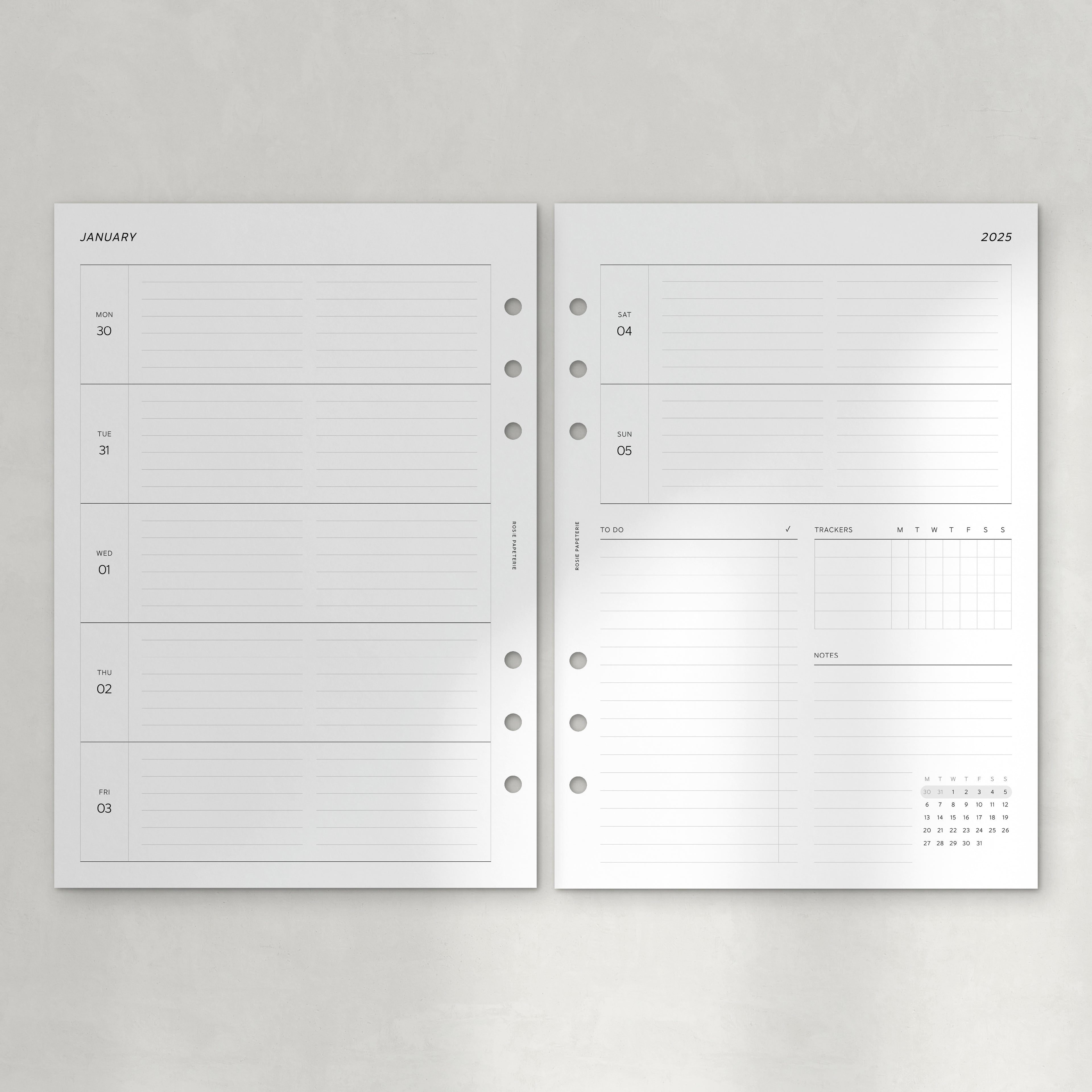 2025 Horizontal Weekly - PDF