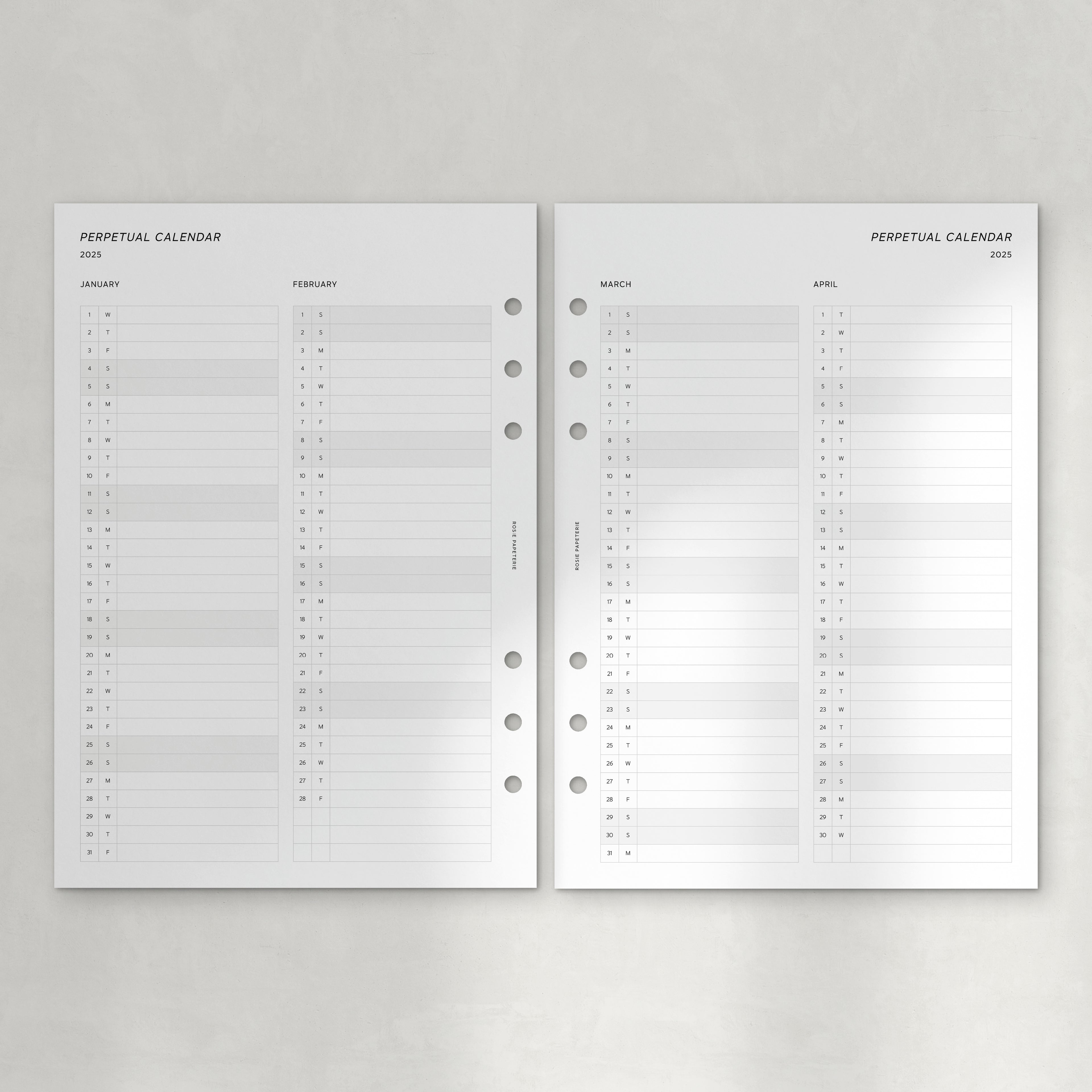 L'Agenda 2025 : The Complete Planner