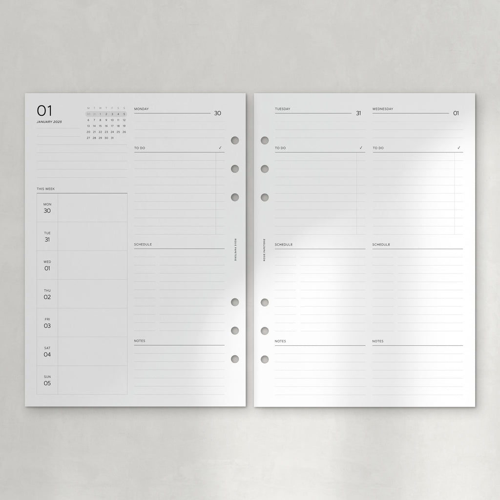 2025 Daily on 4 Pages - PDF