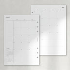 2025 Month on 2 Pages