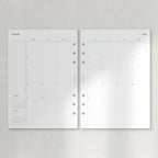 2025 Month on 2 Pages