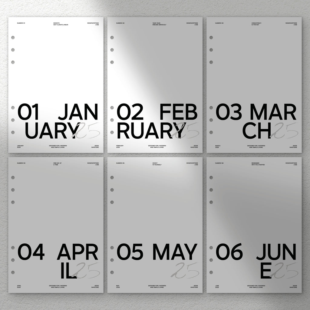 2025 Monthly Dashboard Set
