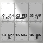 2025 Monthly Dashboard Set