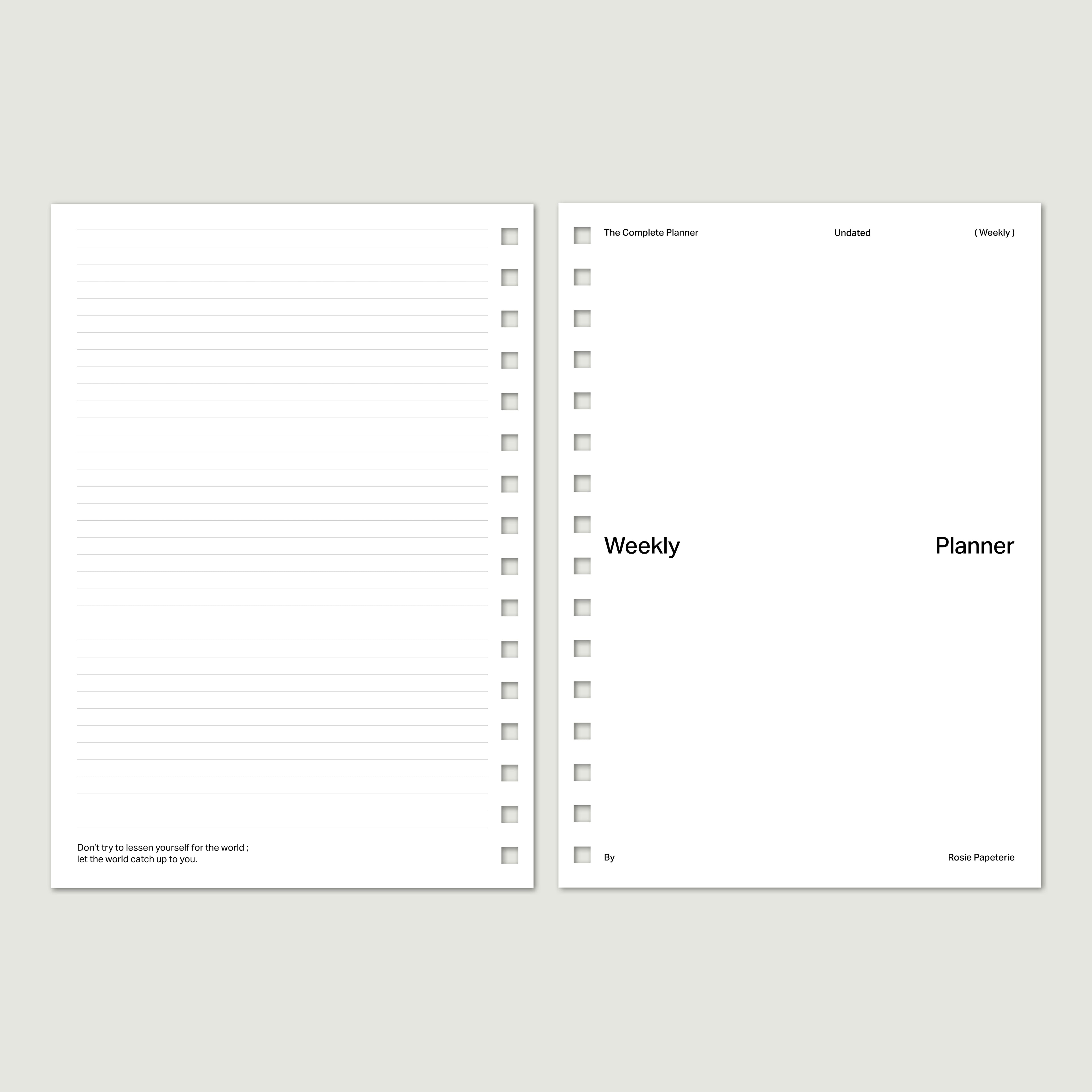 L’Agenda – Planificateur Spirales Non Daté