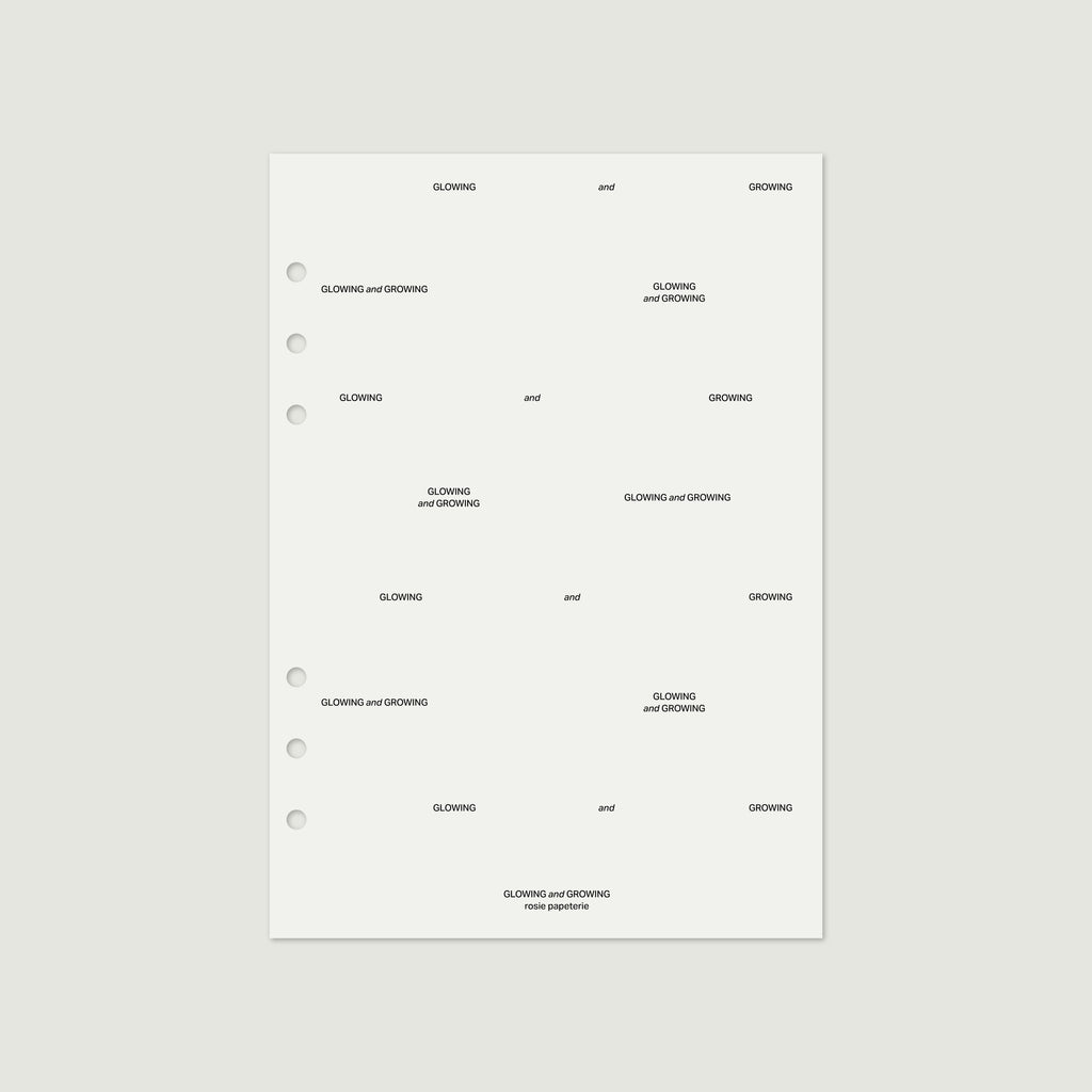 Glowing & Growing Dashboard