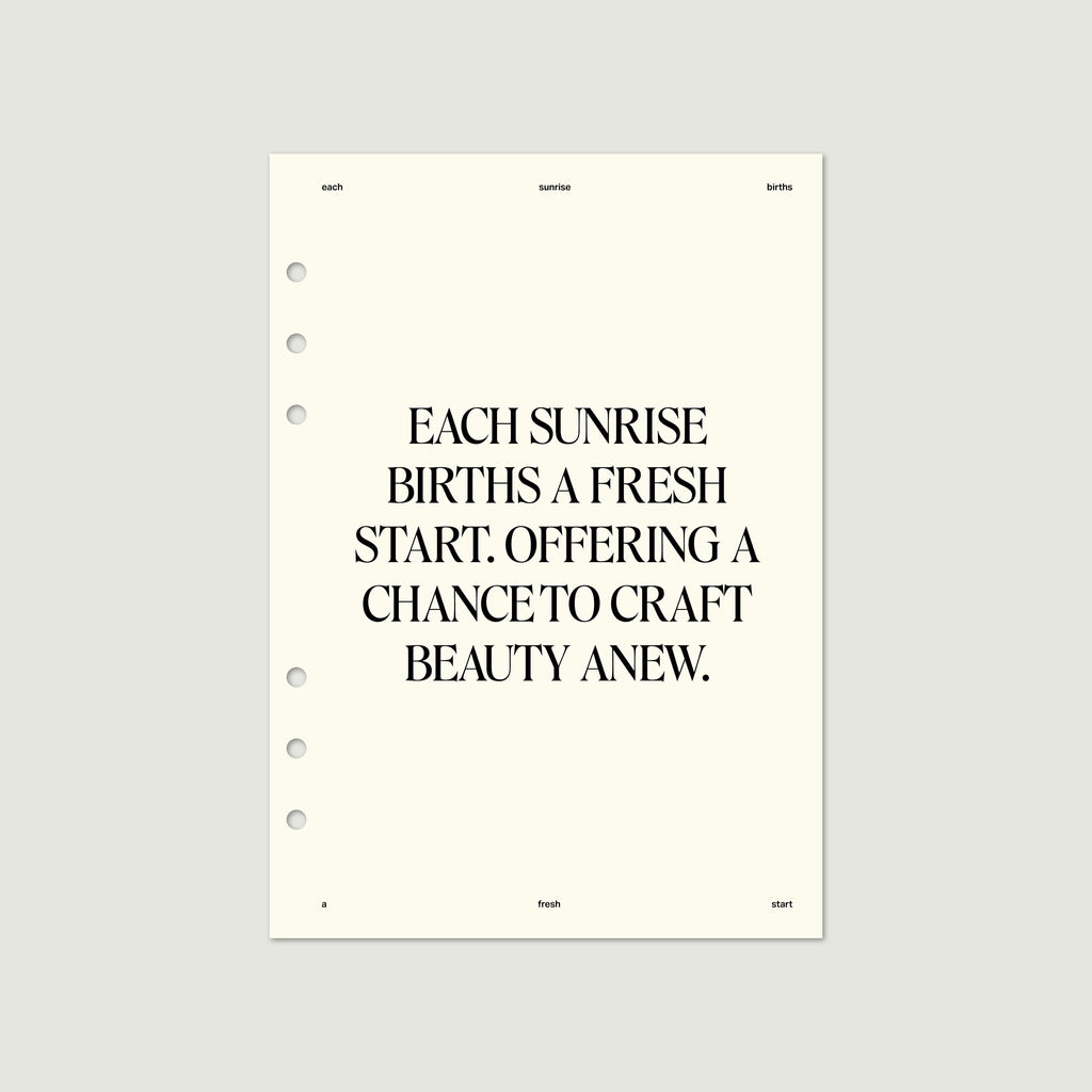 Fresh Start Dashboard