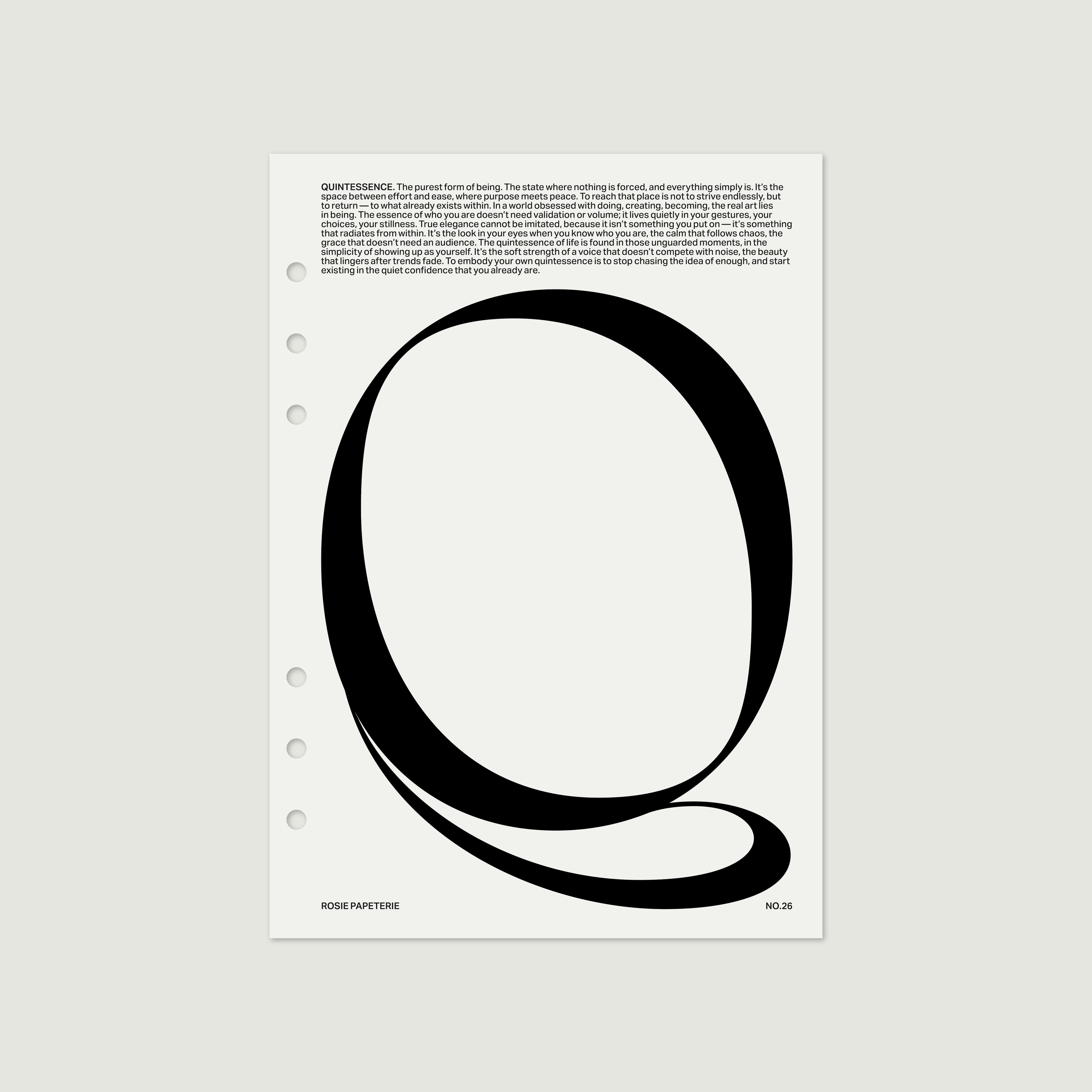 Tableau de bord Quintessence