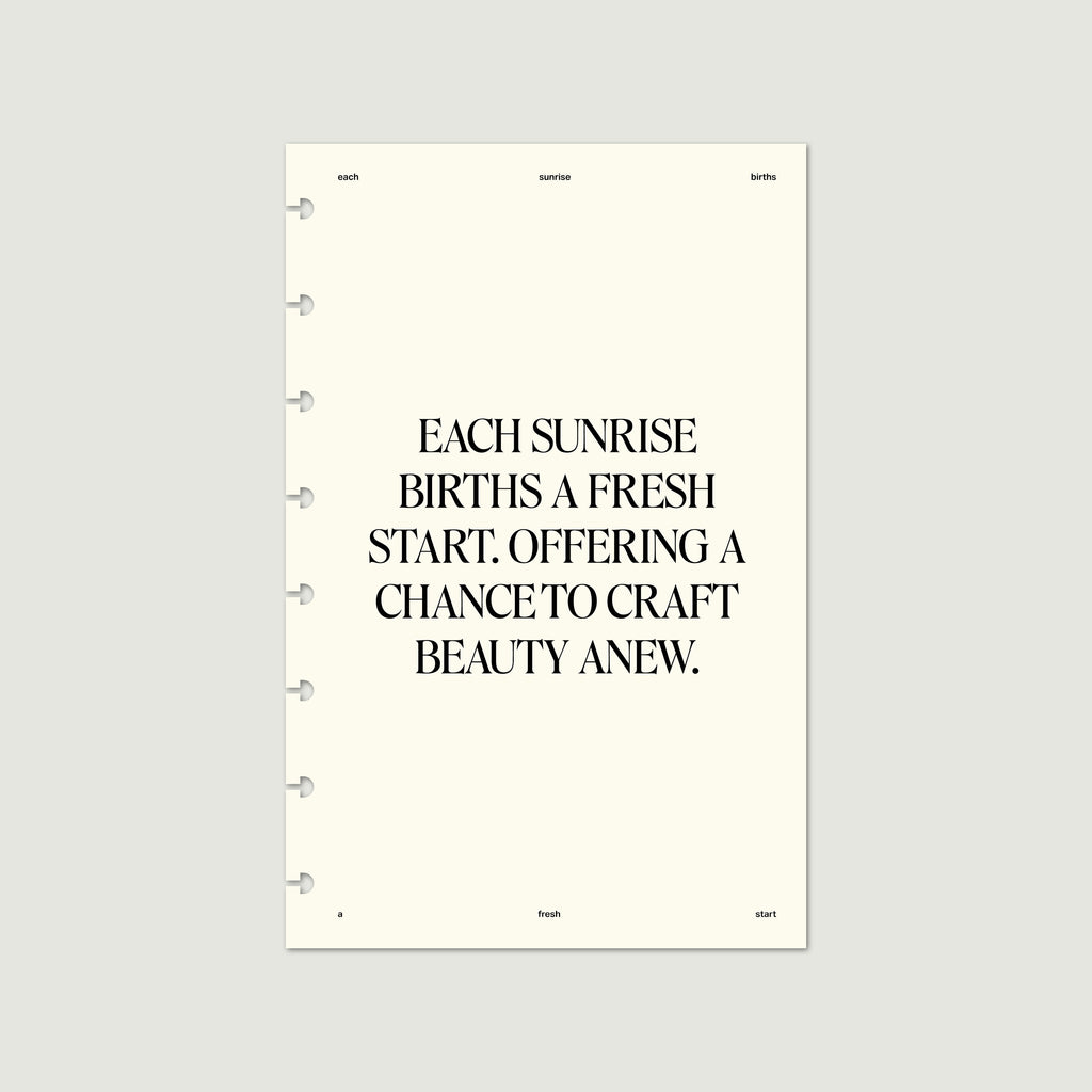 Fresh Start Dashboard