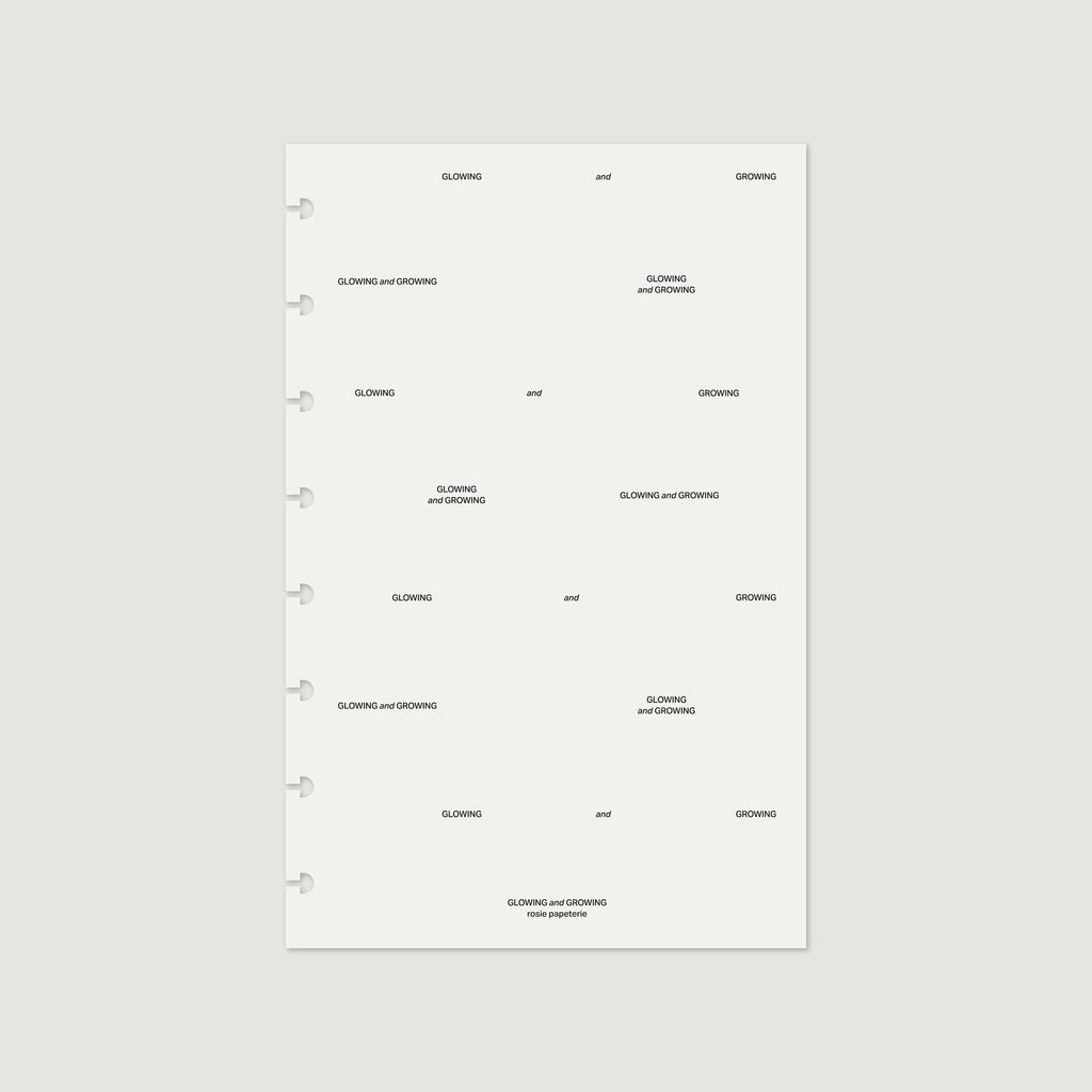 Glowing & Growing Dashboard