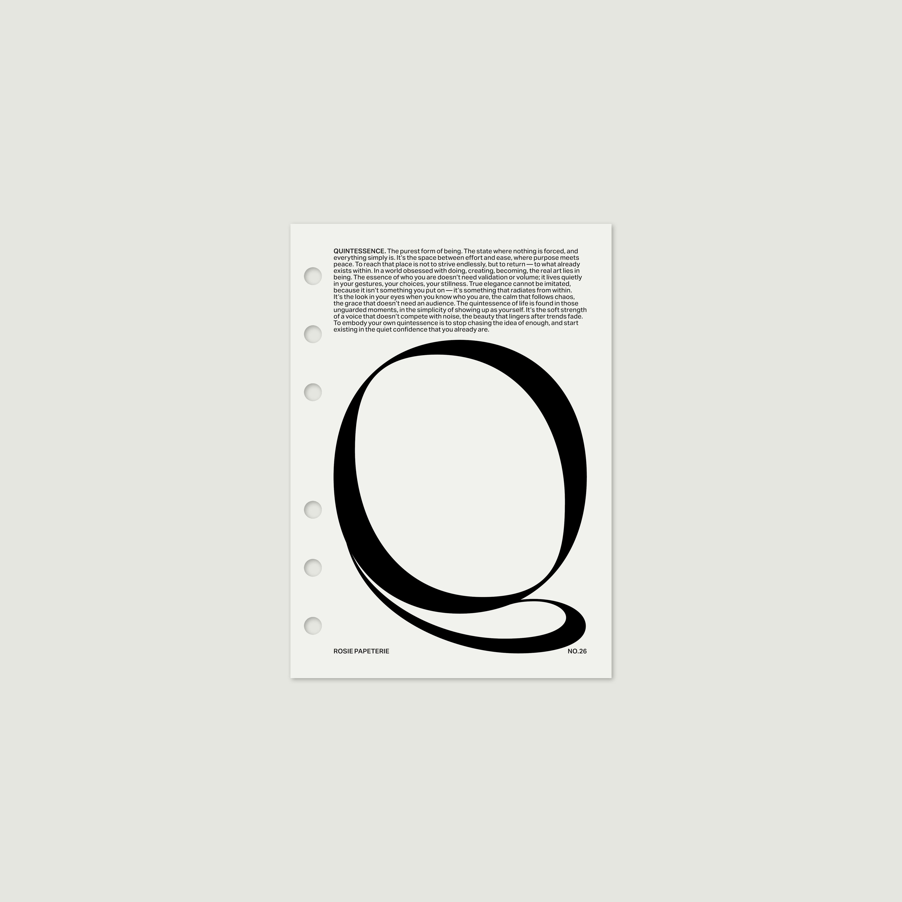 Tableau de bord Quintessence