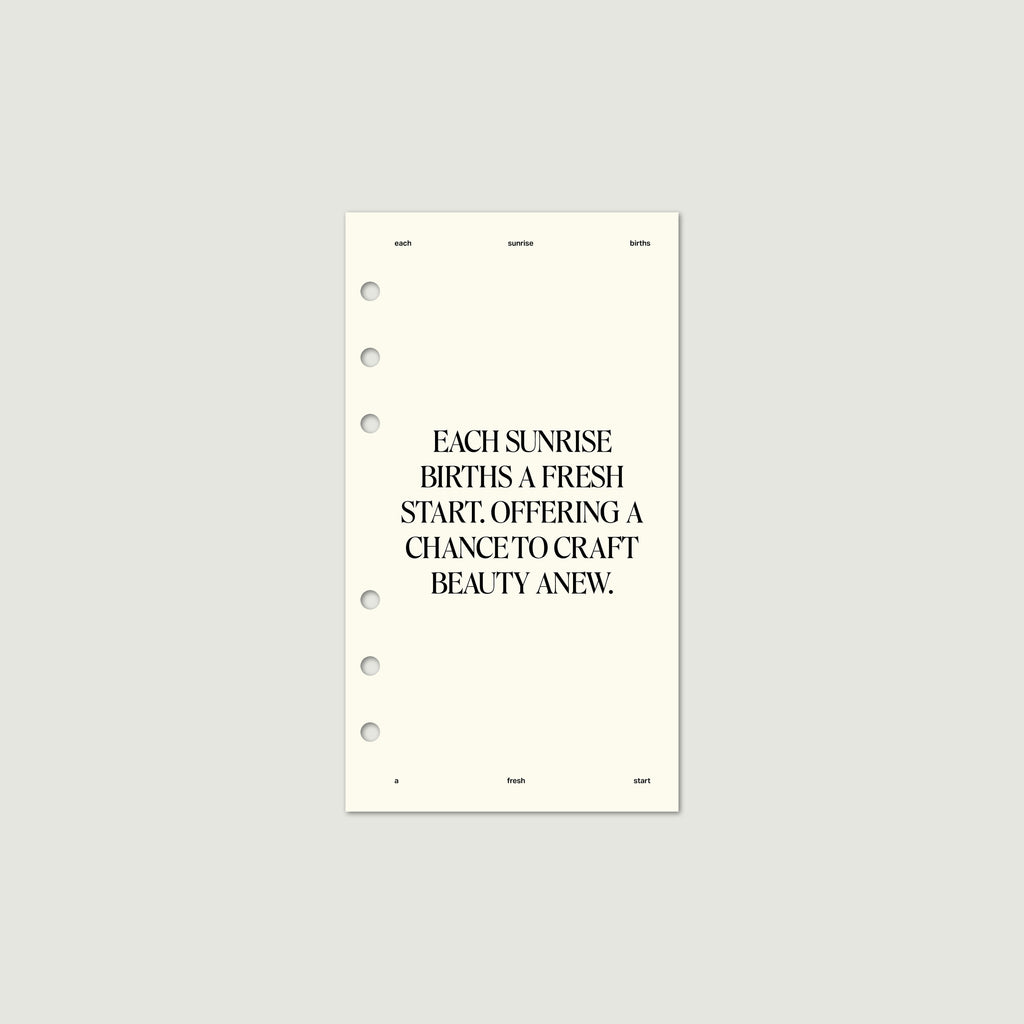 Fresh Start Dashboard