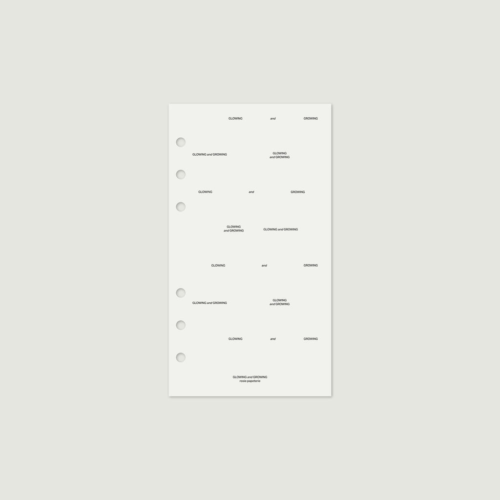 Glowing & Growing Dashboard