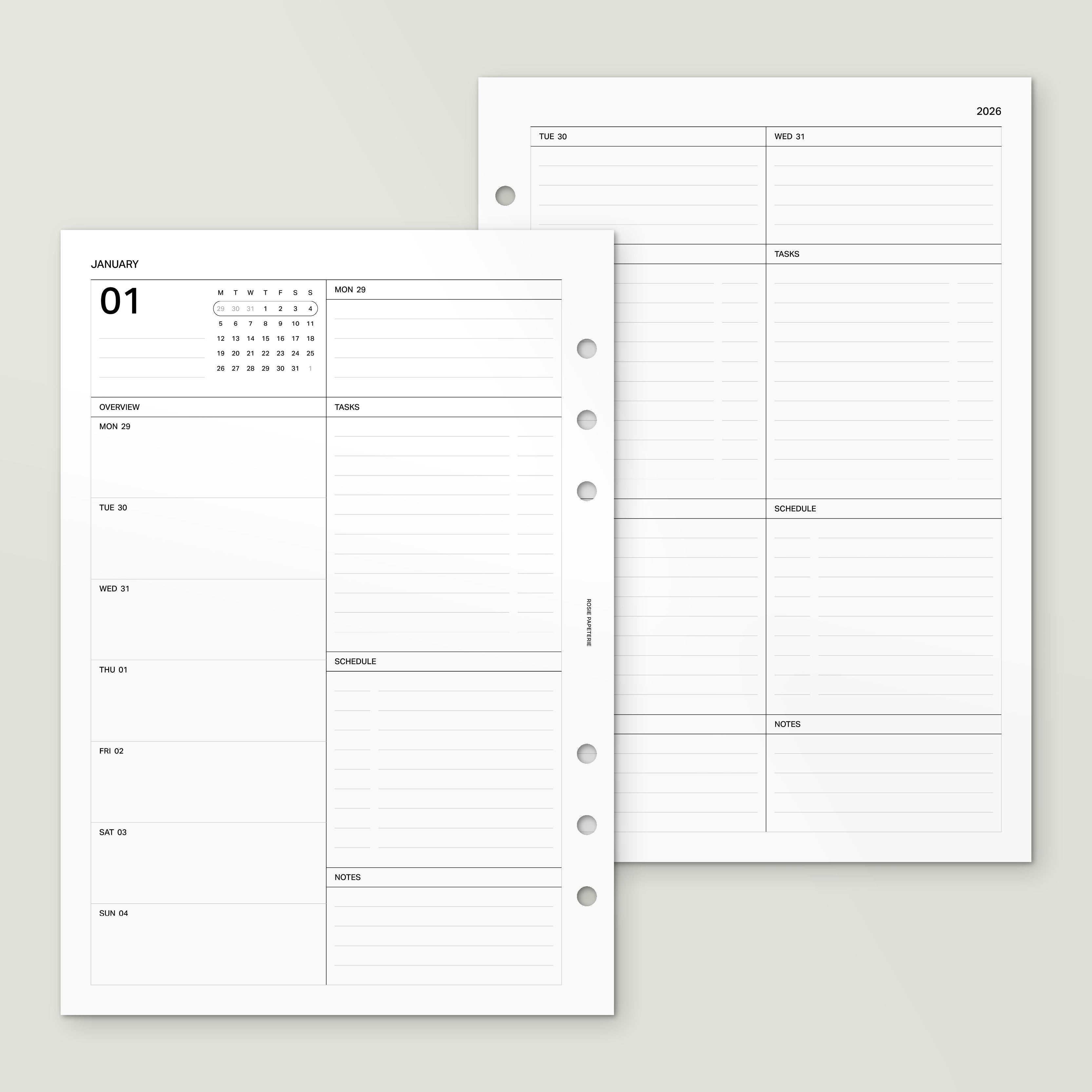 2026 Daily on 4 Pages - PDF