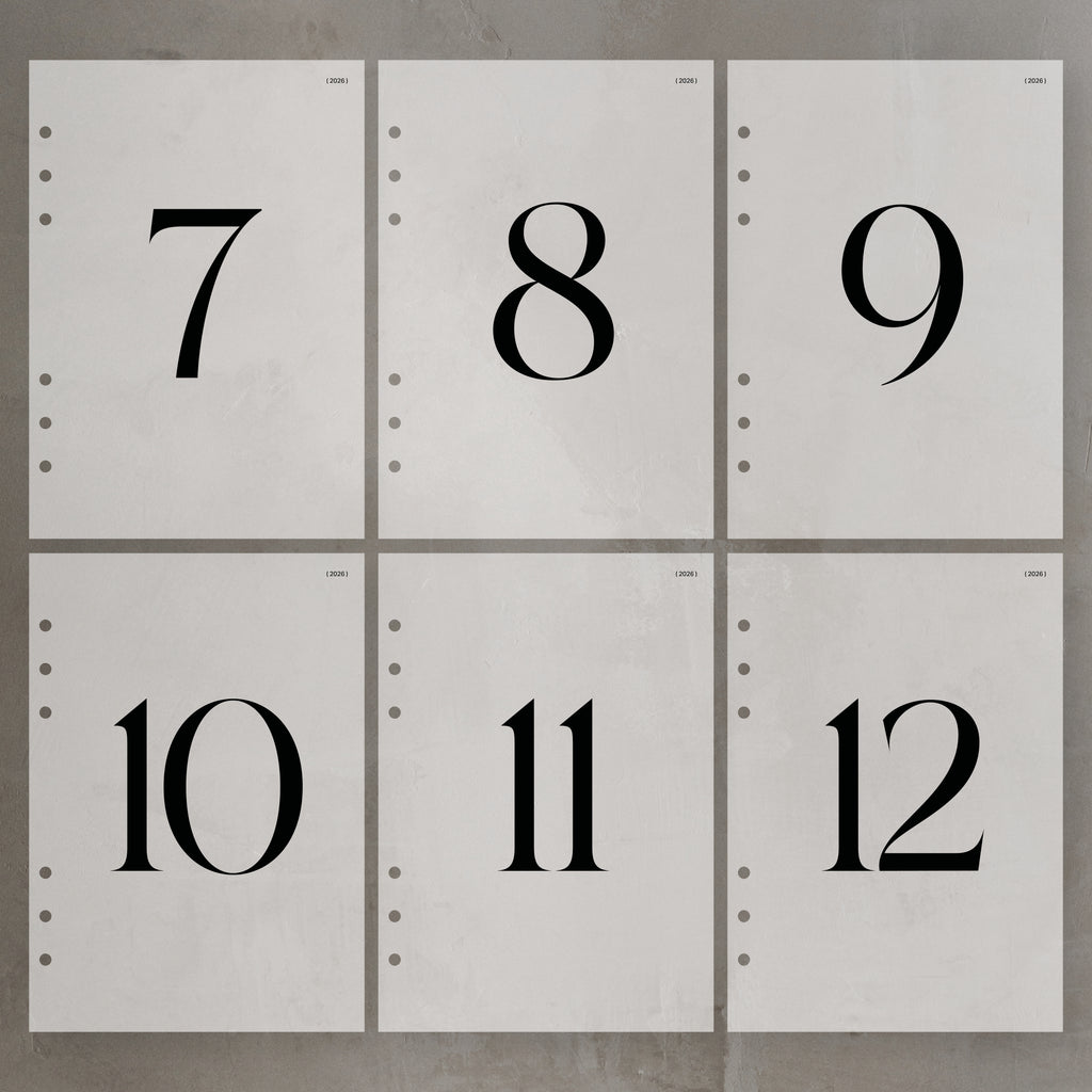 2026 Monthly Dashboard Set