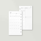 2026 Month on 2 Pages - PDF