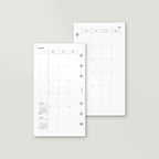 2026 Month on 4 Pages - PDF