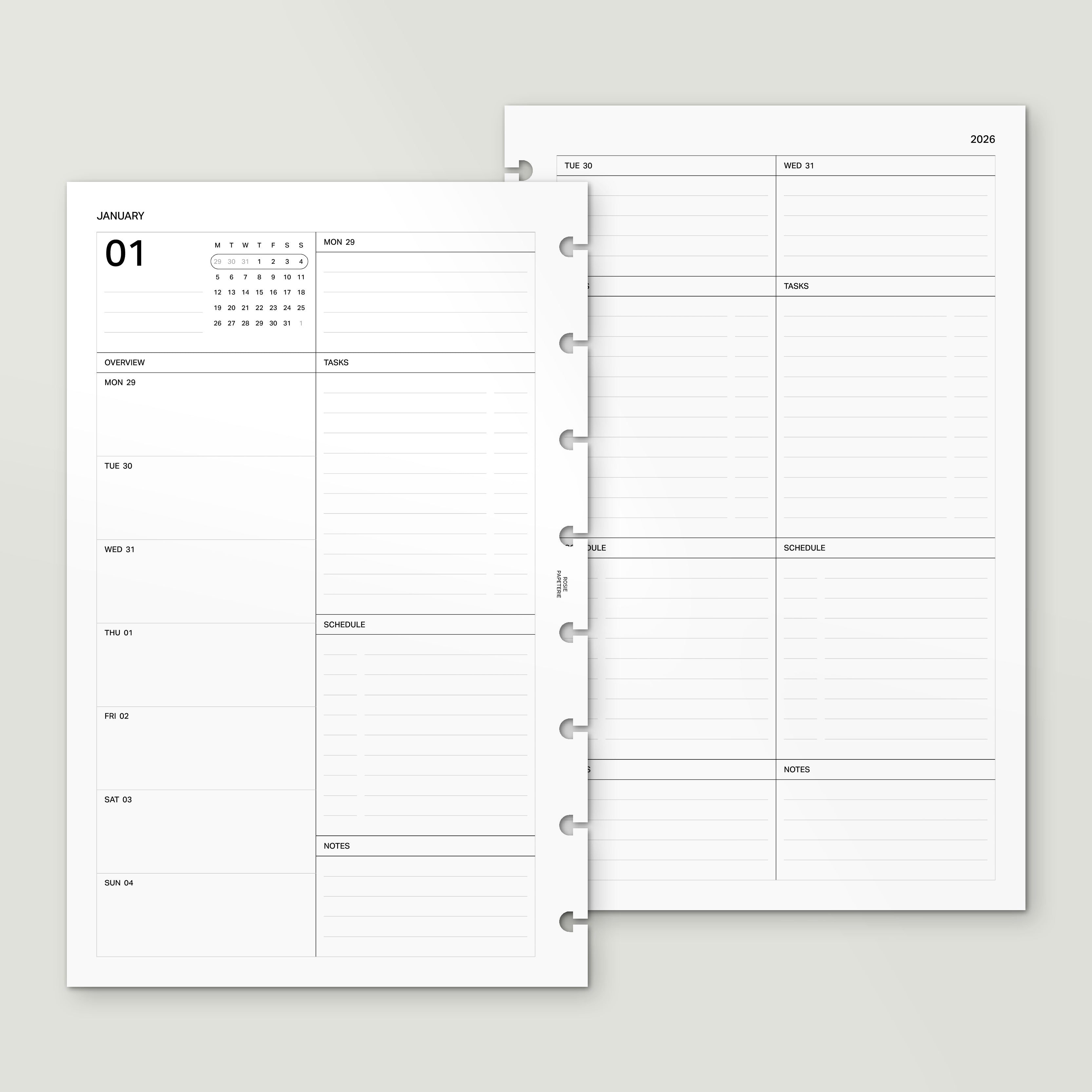 2026 Daily on 4 Pages - PDF