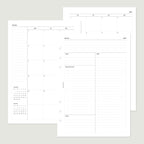 2027 Month on 4 Pages