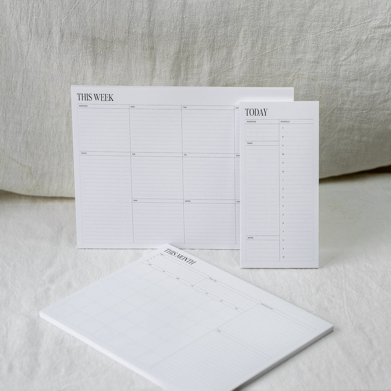 Planner Notepad Trio