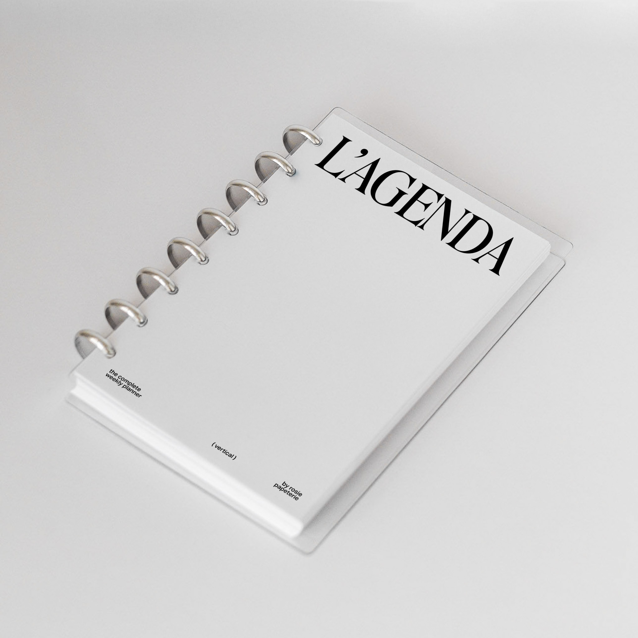 Undated Agenda Bundle — Half Letter