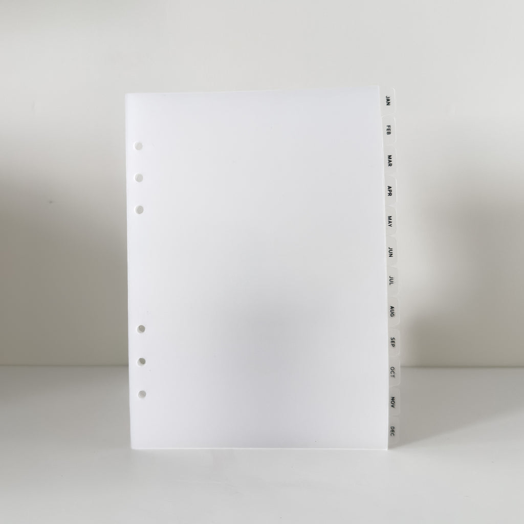 Monthly Side Tab Dividers