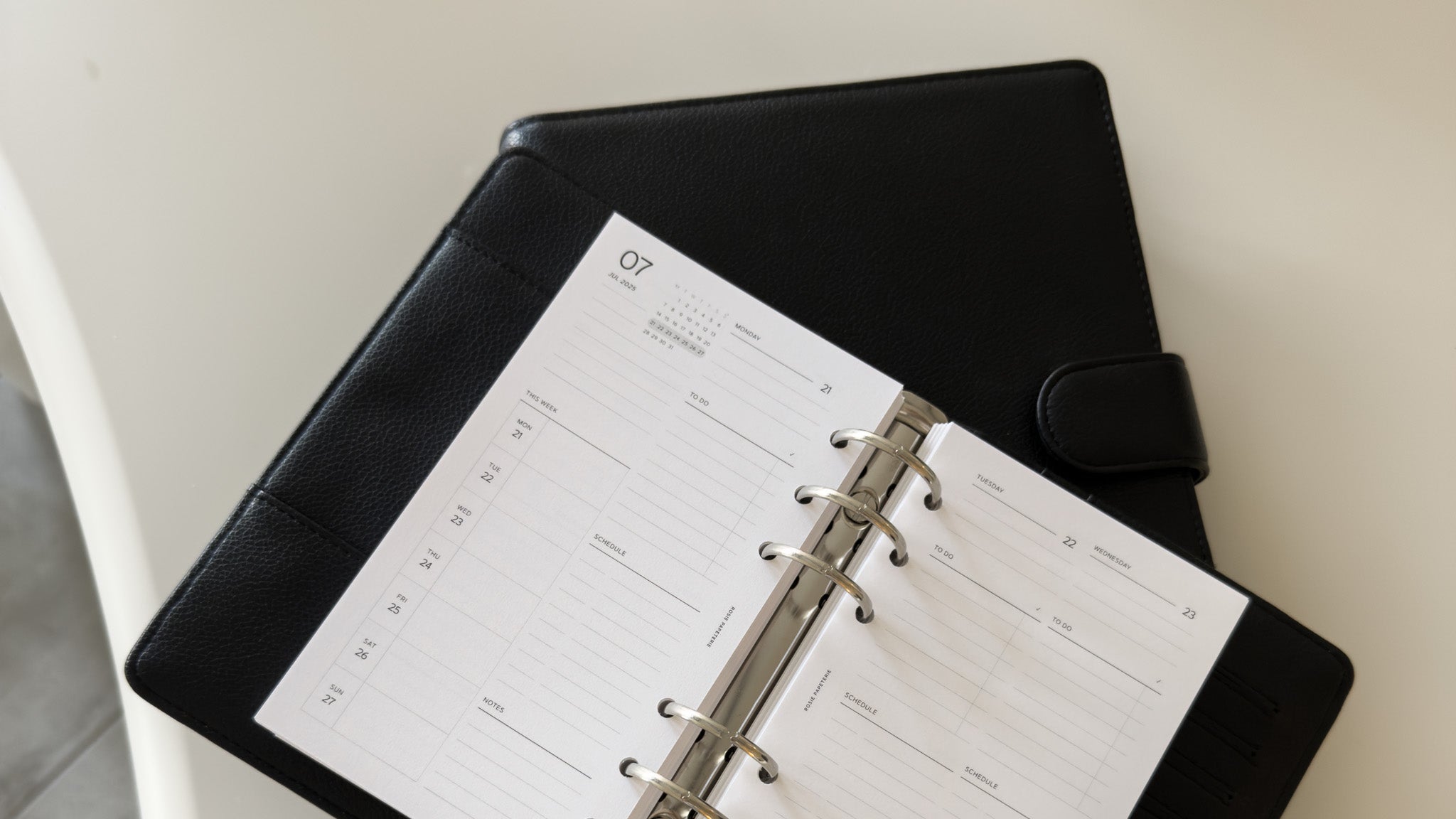 contour edition | vegan leather agenda | personal
