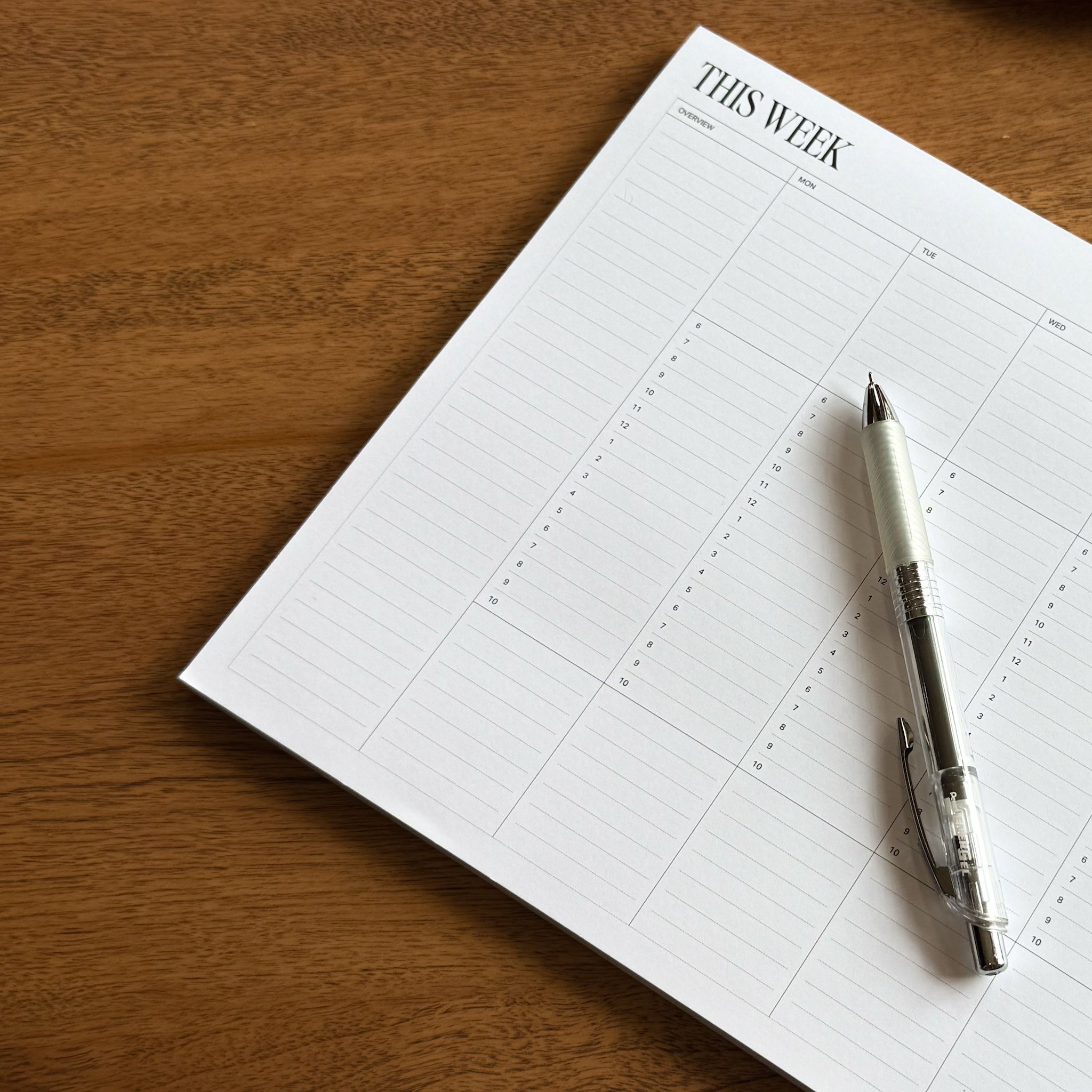 Weekly DeskPad | Hourly