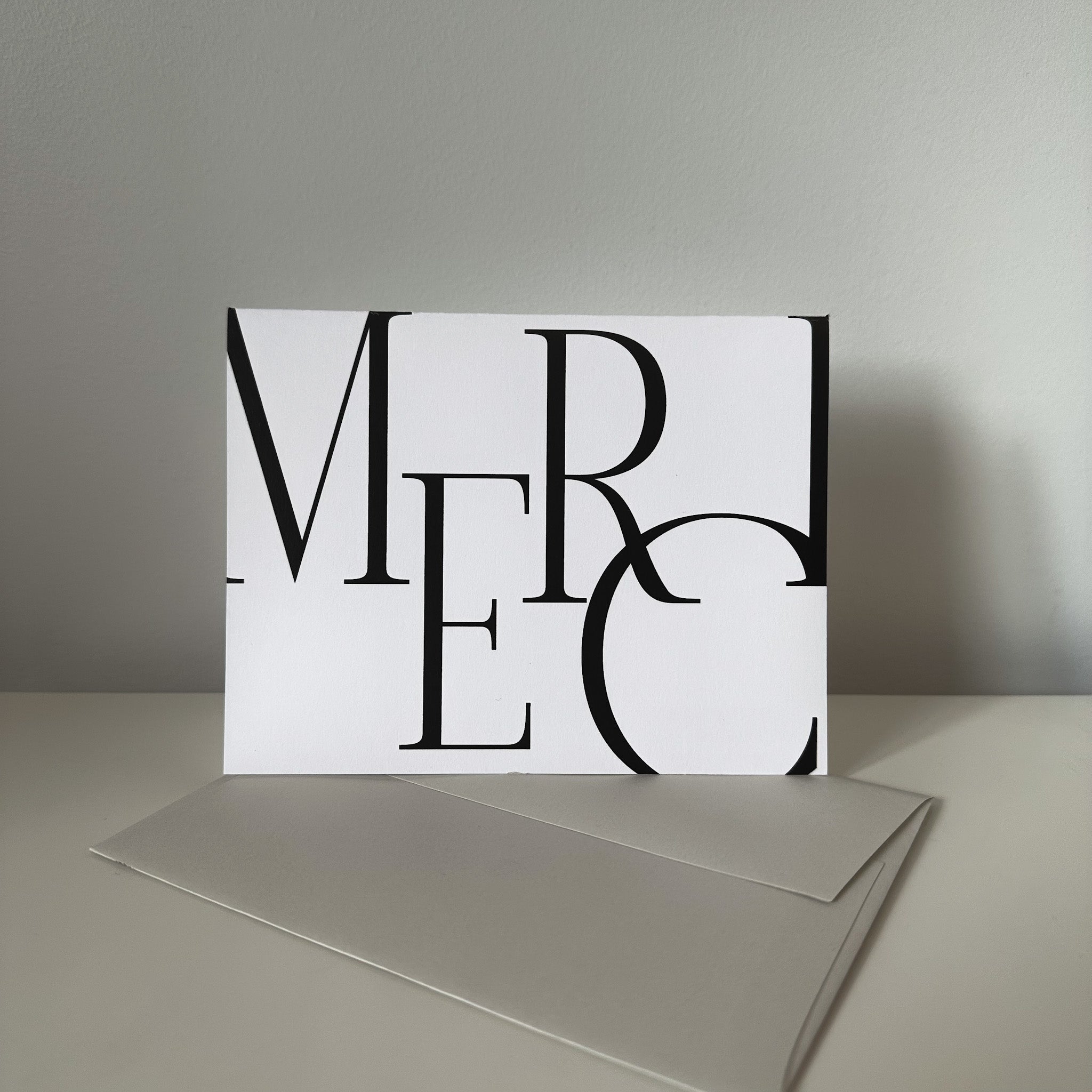 Merci Greeting Card