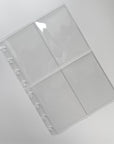 Porte-cartes en vinyle transparent