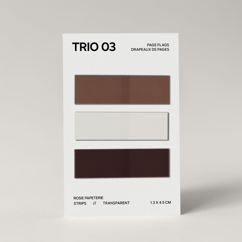 From top to bottom : Mocha, Nuage, Vino
