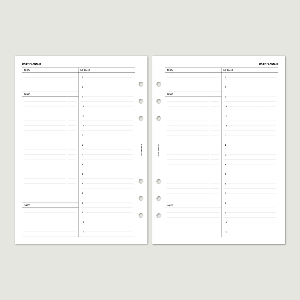 Undated Daily Hourly - PDF