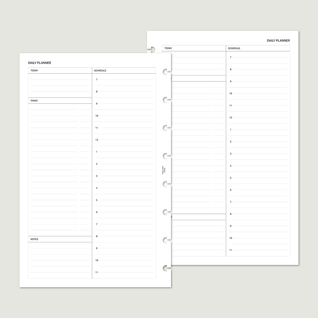 Undated Daily Hourly - PDF