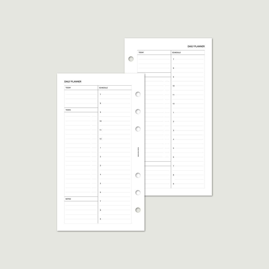 Undated Daily Hourly - PDF