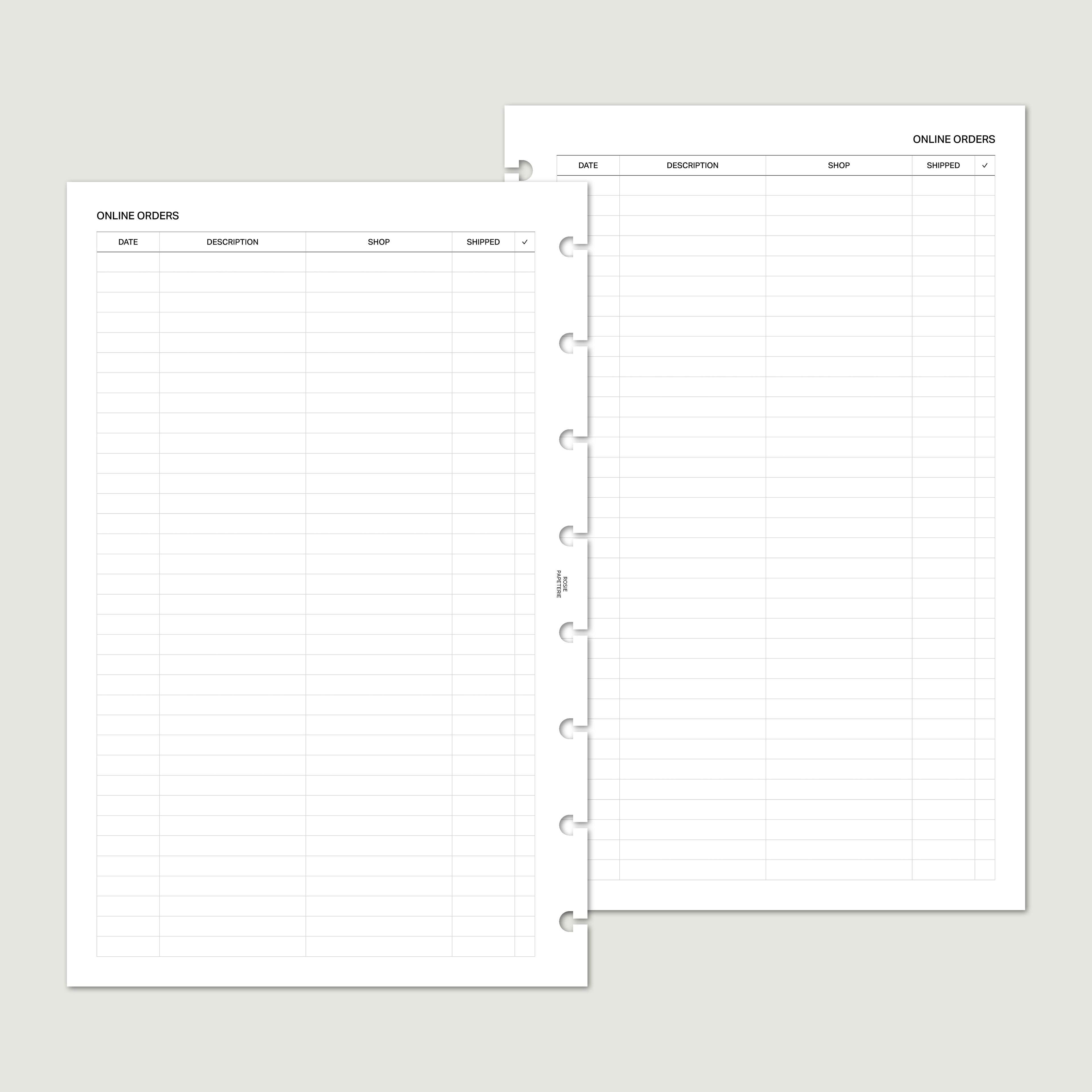 Online Orders Tracker - PDF