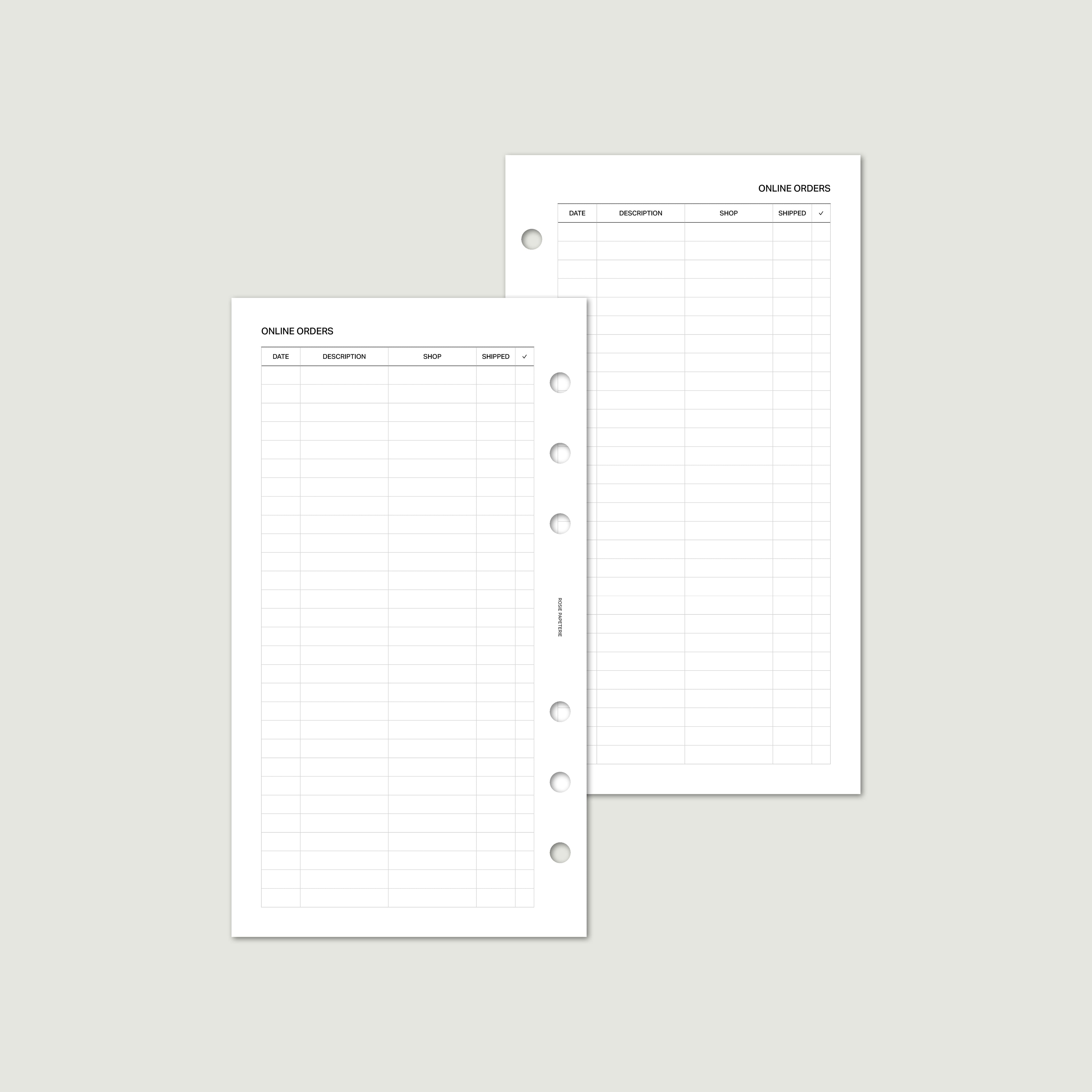 Online Orders Tracker - PDF