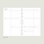 Undated Agenda Bundle — Half Letter