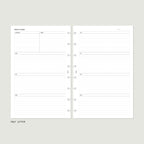 Undated Agenda Bundle — Half Letter