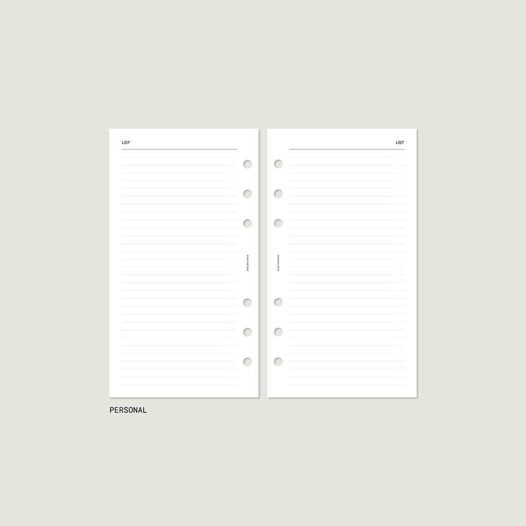Ensemble d’Agenda Non Daté — Personnel