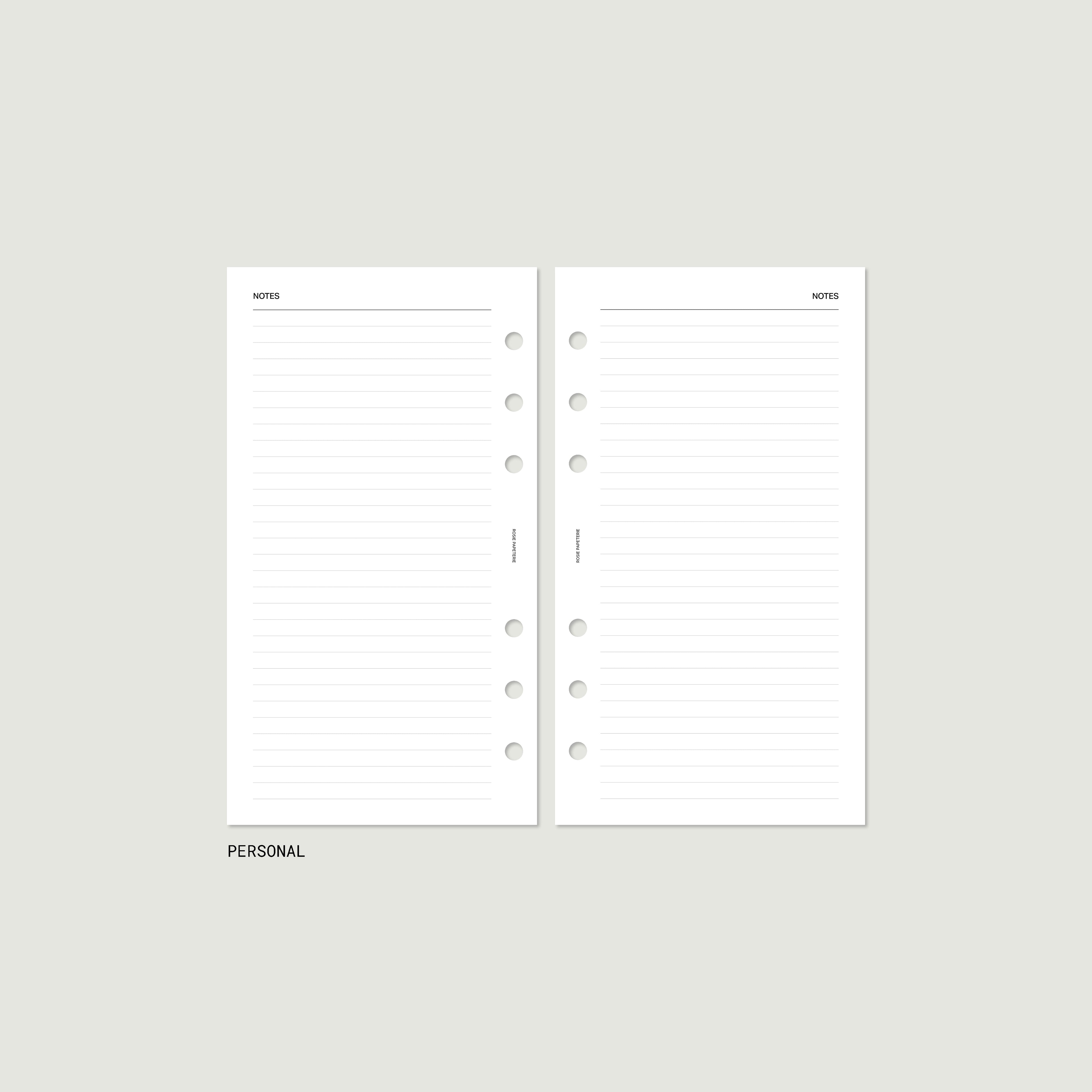 Undated Agenda Bundle — Personal