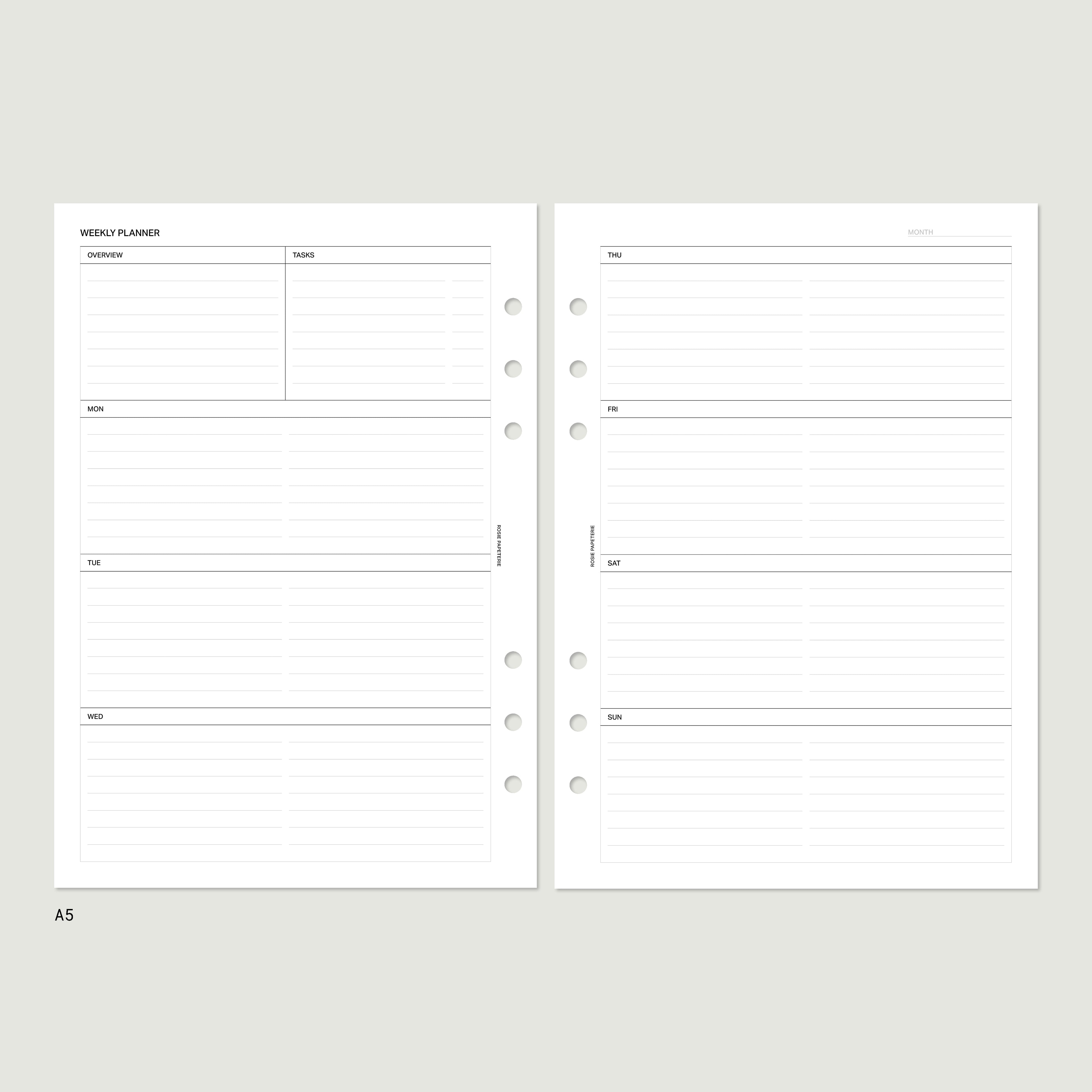 l'Agenda Undated : The Complete Planner Insert