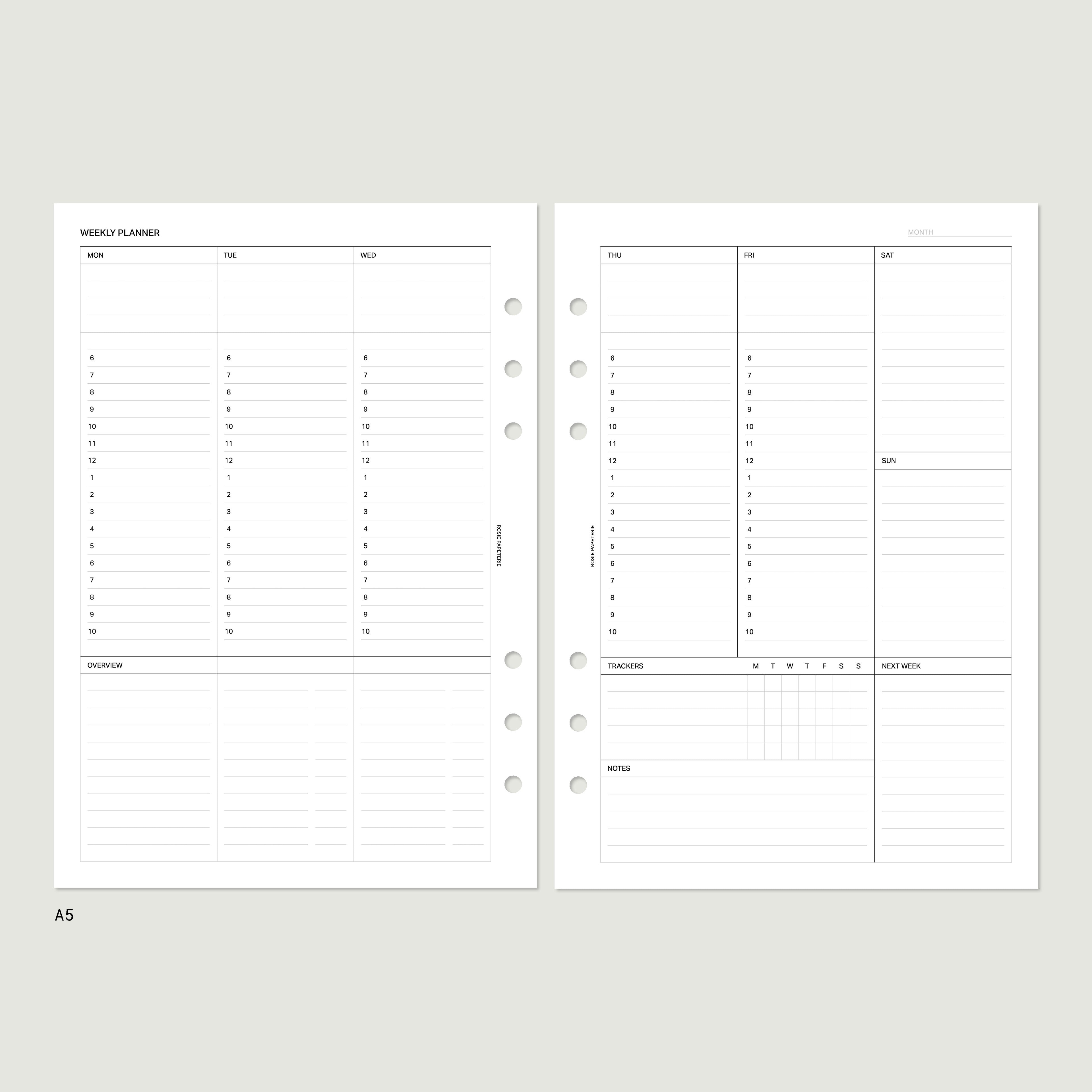 l'Agenda Undated : The Complete Planner Insert