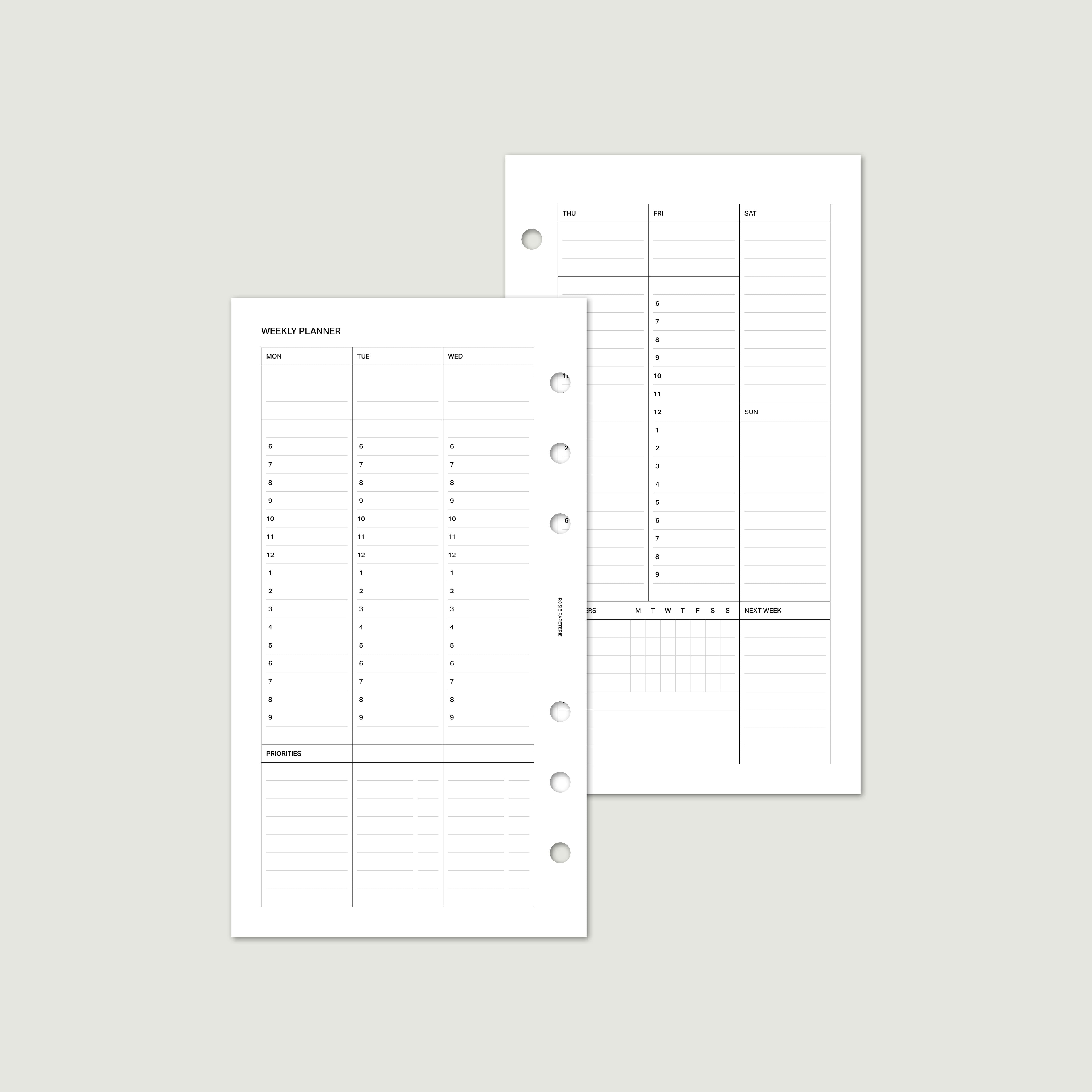 Sans date Hebdomadaire Horaire