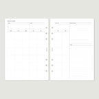 Undated Month on 2 Pages - PDF