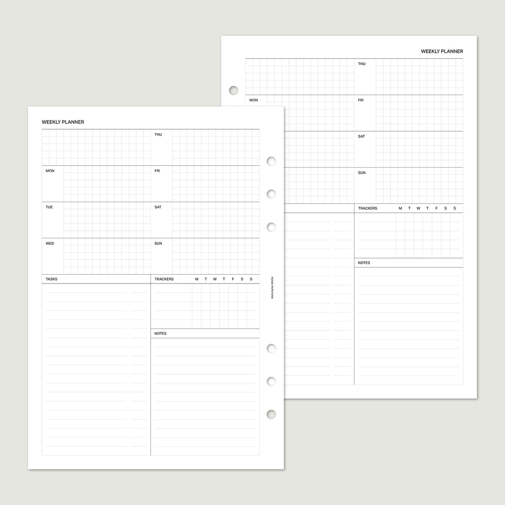 Undated Weekly Overview - PDF