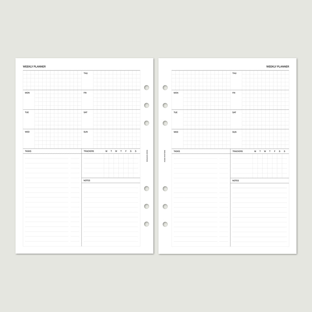 Undated Weekly Overview - PDF