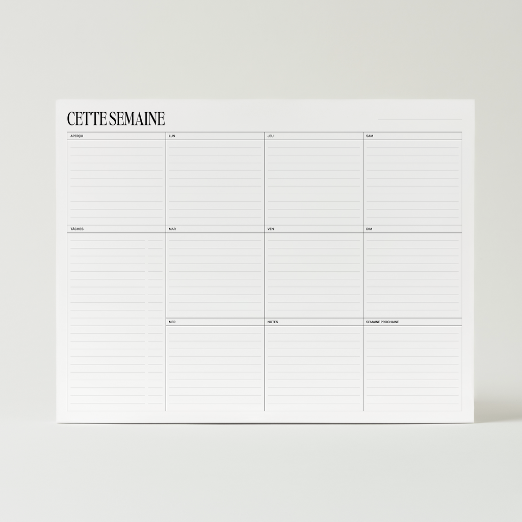 Weekly DeskPad | Vertical